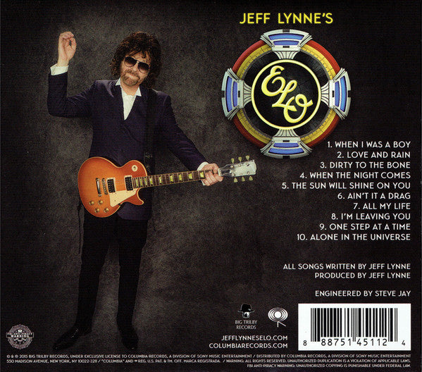Jeff Lynne's ELO* : Alone In The Universe (CD, Album)