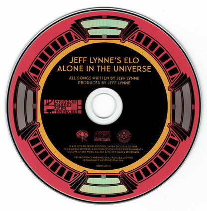 Jeff Lynne's ELO* : Alone In The Universe (CD, Album)