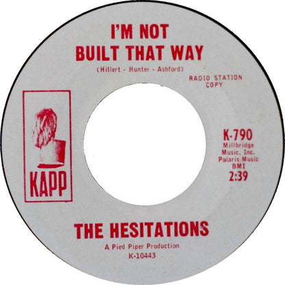 The Hesitations : Soul Superman (7", Single, Promo, Styrene)