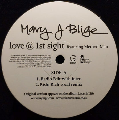 Mary J. Blige : Love @ 1st Sight (12")