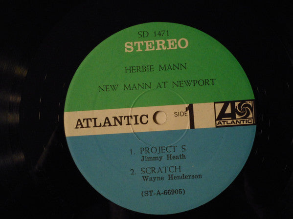 Herbie Mann : New Mann At Newport (LP, Album, gat)
