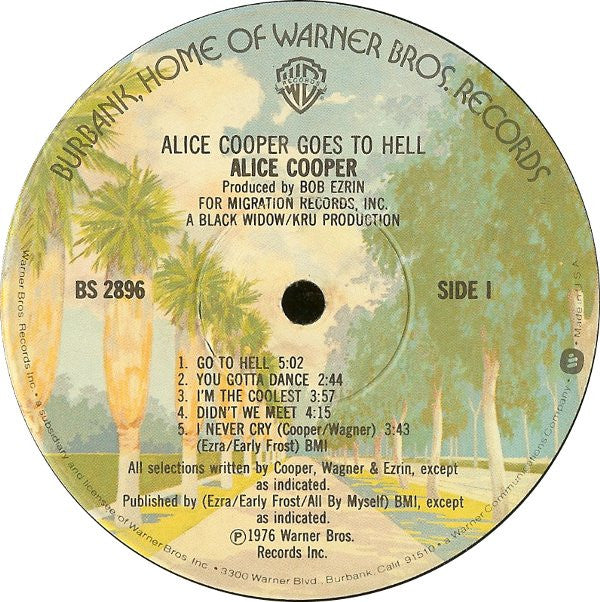 Alice Cooper (2) : Alice Cooper Goes To Hell (LP, Album, Los)