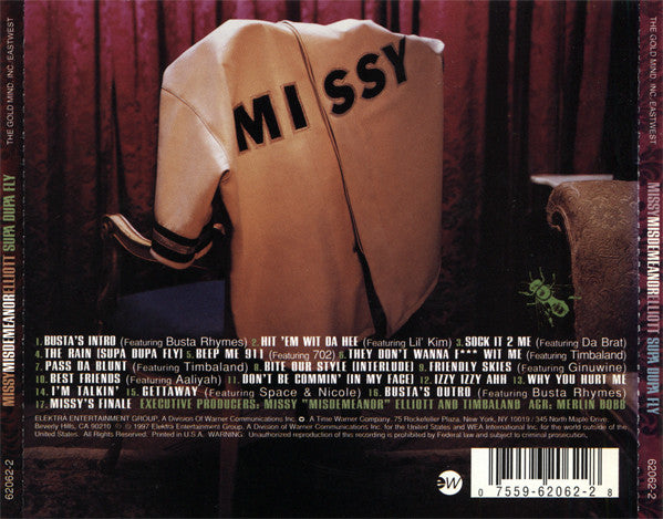 Missy "Misdemeanor" Elliott* : Supa Dupa Fly (CD, Album, Com)