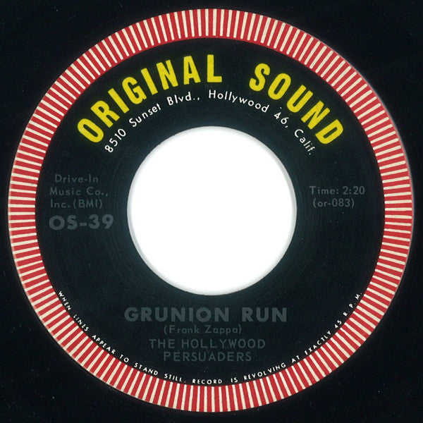 The Hollywood Persuaders : Tijuana / Grunion Run (7", LA )