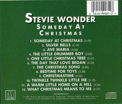 Stevie Wonder : Someday At Christmas (CD, Album, RE)