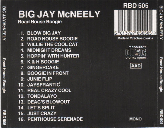 Big Jay McNeely : Roadhouse Boogie (CD, Mono)