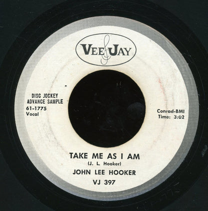 John Lee Hooker : Want Ad Blues  (7", Single, Promo)