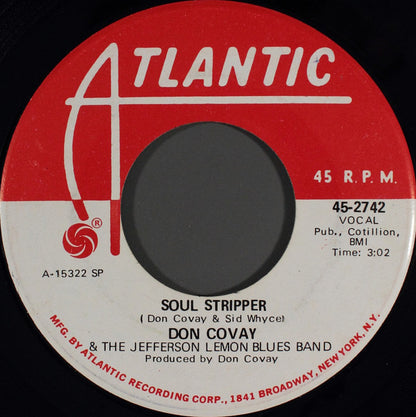 Don Covay And The Jefferson Lemon Blues Band : Sookie Sookie (7", Mono, Promo, SP )