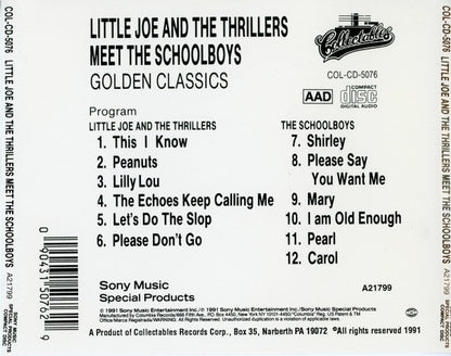 Little Joe Cook And The Thrillers  /  The Schoolboys : Little Joe Cook And The Thrillers Meet The Schoolboys (CD, Comp)