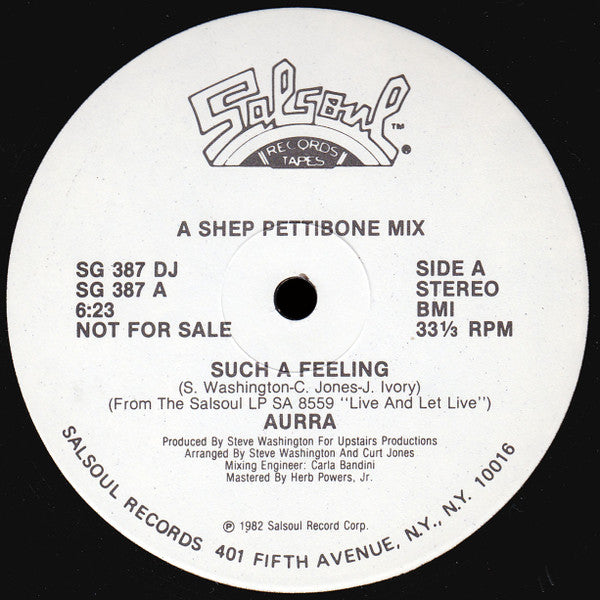 Aurra : Such A Feeling (12", Promo)