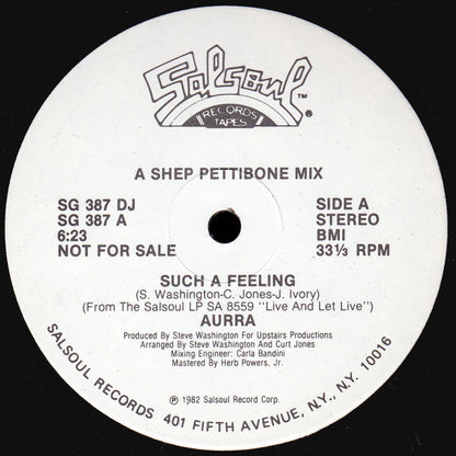 Aurra : Such A Feeling (12", Promo)