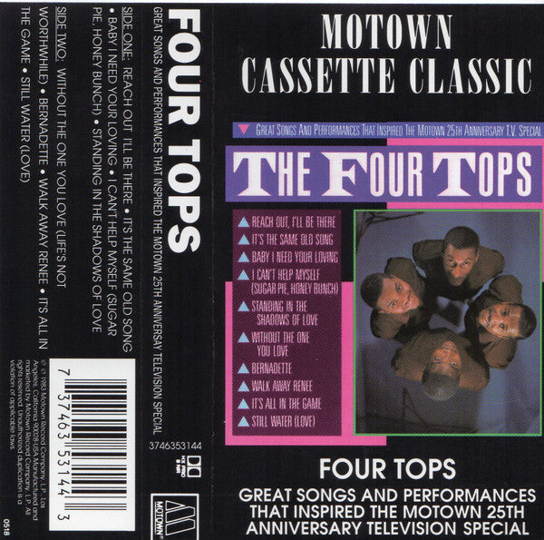 Four Tops : Great Songs And Performances That Inspired The Motown 25th Anniversary Television Special (Cass, Comp, RE)