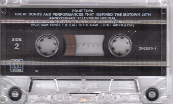 Four Tops : Great Songs And Performances That Inspired The Motown 25th Anniversary Television Special (Cass, Comp, RE)