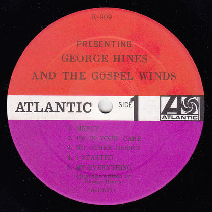 George Hines (3) & The Gospel Winds : Presenting George Hines And The Gospel Winds (LP, Album, Mono)