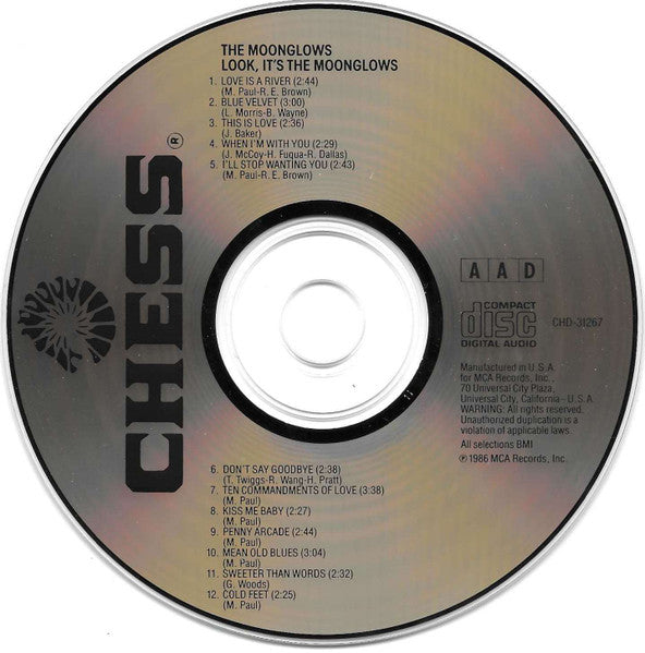 The Moonglows : Look, It's The Moonglows (CD, Album, RE, RM)