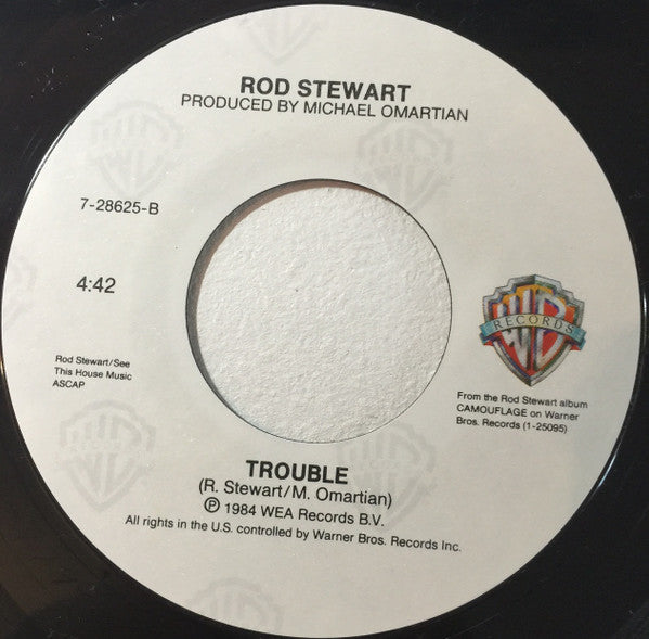 Rod Stewart : Every Beat Of My Heart (7", Single)