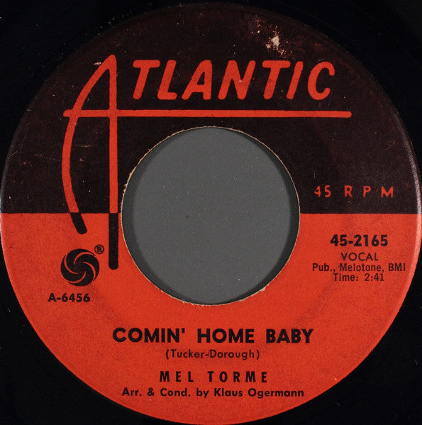 Mel Tormé : Comin' Home Baby (7", Single, MGM)