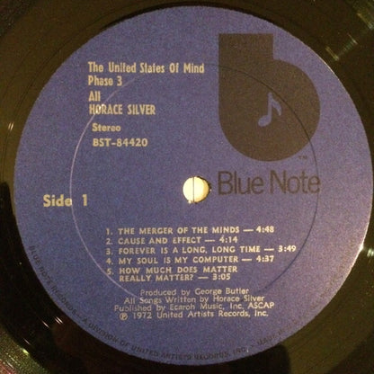 The Horace Silver Quintet / The Horace Silver Sextet : All (The United States Of Mind / Phase 3) (LP, Album, RE, Gat)