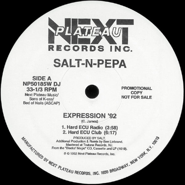 Salt 'N' Pepa : Expression '92 / Do You Want Me '92 (12", Promo)