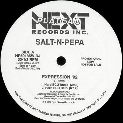Salt 'N' Pepa : Expression '92 / Do You Want Me '92 (12", Promo)