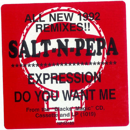Salt 'N' Pepa : Expression '92 / Do You Want Me '92 (12", Promo)