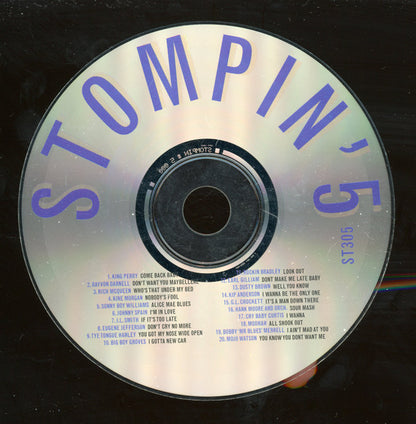 Various : Stompin' 5 (20 Crazed Rhythm 'N' Blues Pounders!) (CD, Album, Comp)