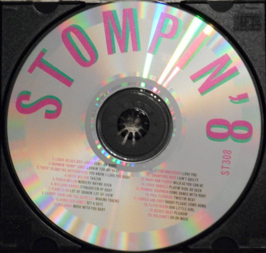 Various : Stompin' 8 - 20 Crazed Rhythm 'N' Blues Pounders! (CD, Album, Comp)