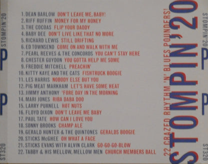 Various : Stompin' 20 - 22 Crazed Rhythm 'N' Blues Pounders! (CD, Album, Comp)