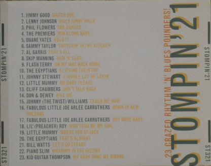 Various : Stompin' 21 - 23 Crazed Rhythm 'N' Blues Pounders! (CD, Album, Comp)