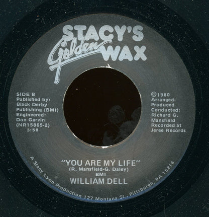 William Dell With Amelia (15) : You Are Everything (7")