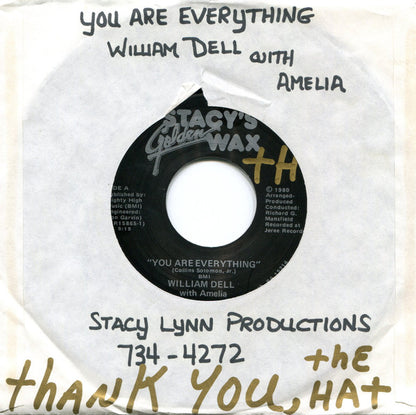 William Dell With Amelia (15) : You Are Everything (7")