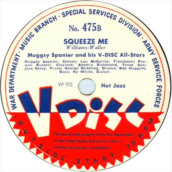 The Benny Goodman Quintet / Muggsy Spanier And His V-Disc All Stars : Let's Fall In Love / Squeeze Me (12")