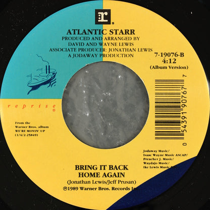 Atlantic Starr : Masterpiece (7")