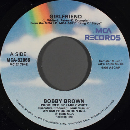 Bobby Brown : Girlfriend (7", Glo)