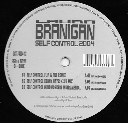 Laura Branigan : Self Control 2004 (12", Single)