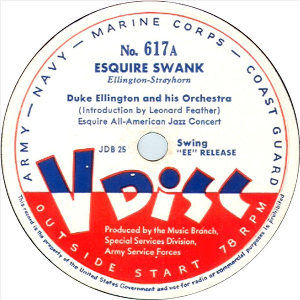 Duke Ellington And His Orchestra / Woody Herman And His Orchestra : Esquire Swank / Mean To Me (12")
