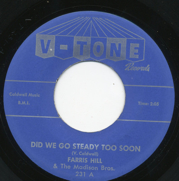 Farris Hill & The Madison Brothers : The Twirl (7", Single)