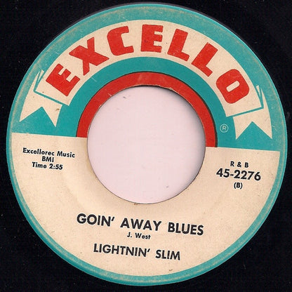 Lightning Slim : Just A Lonely Stranger / Goin' Away Blues (7", Single)