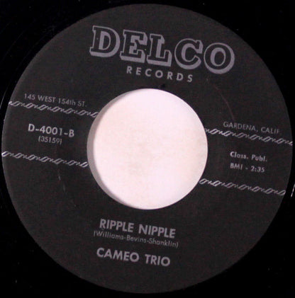 Cameo Trio : All For You  (7")