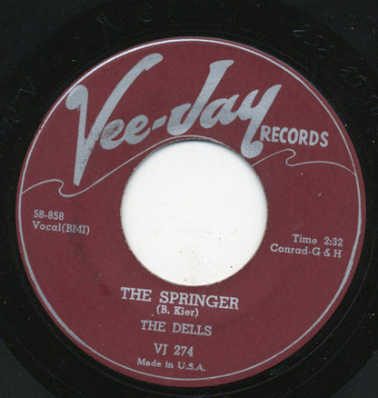 The Dells : The Springer / What You Say Baby (7")