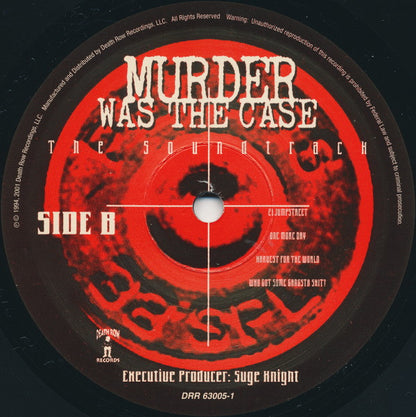 Various : Murder Was The Case (The Soundtrack) (2xLP, Album, RE, RM)