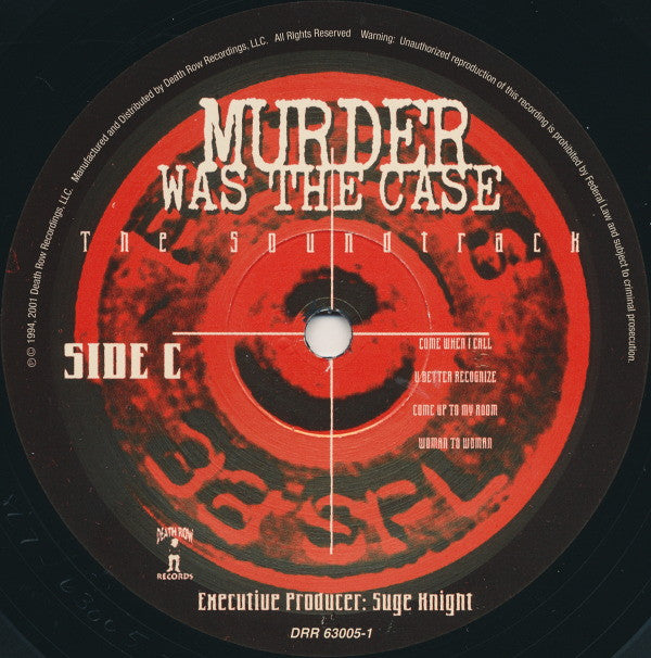 Various : Murder Was The Case (The Soundtrack) (2xLP, Album, RE, RM)