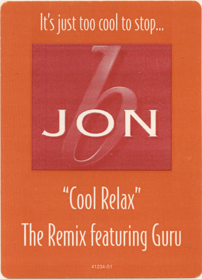 Jon B : Cool Relax (Remix) (12", Promo)