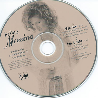 Jo Dee Messina : Bye Bye (CD, Single)