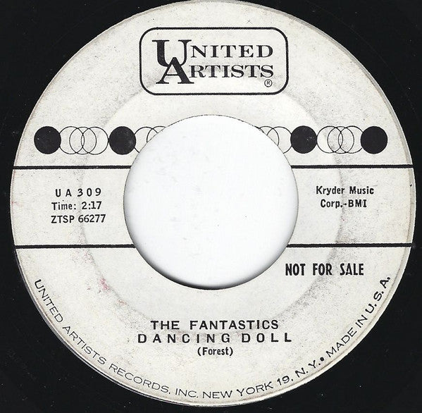 The Fantastics (5) : Dancing Doll / I Told You Once (7", Promo)