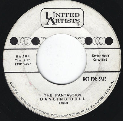 The Fantastics (5) : Dancing Doll / I Told You Once (7", Promo)