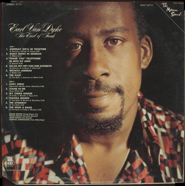 Earl Van Dyke : The Earl of Funk (LP, Album, Promo, Ind)