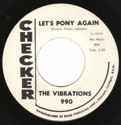 The Vibrations : Let's Pony Again / What Made You Change Your Mind (7", Single, Promo)