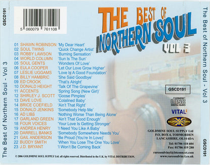 Various : The Best Of Northern Soul - Vol 3 (CD, Comp)