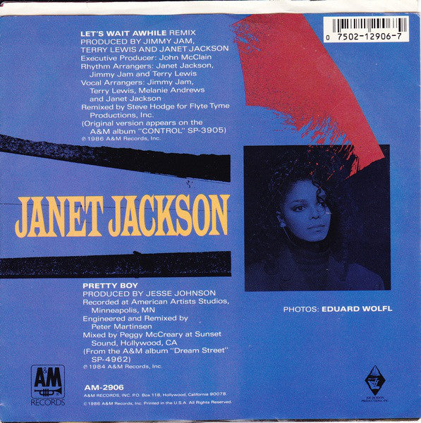 Janet Jackson : Let's Wait Awhile (7", Single, Styrene, R -)